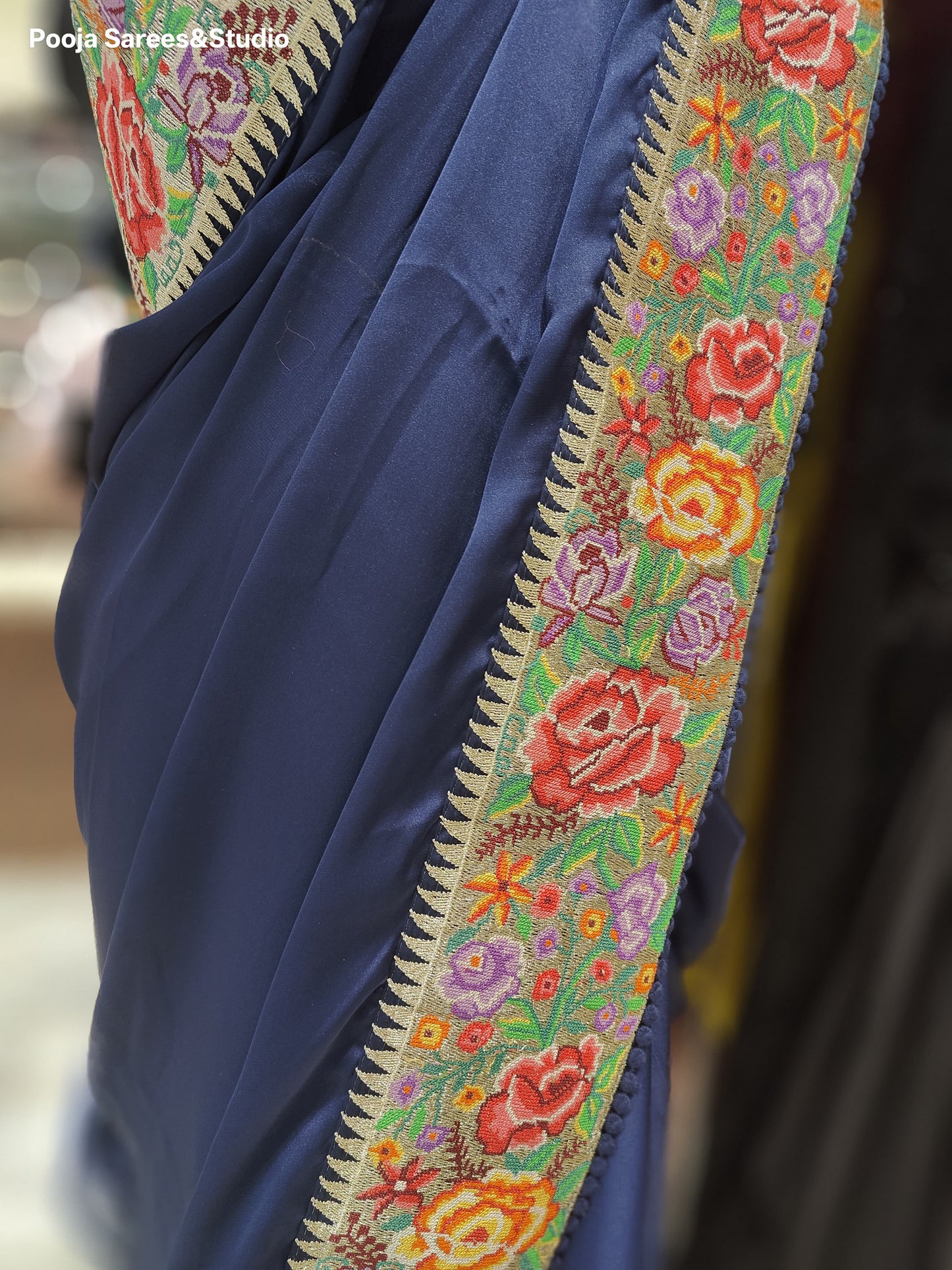 AARSAA Pure Crepe saree