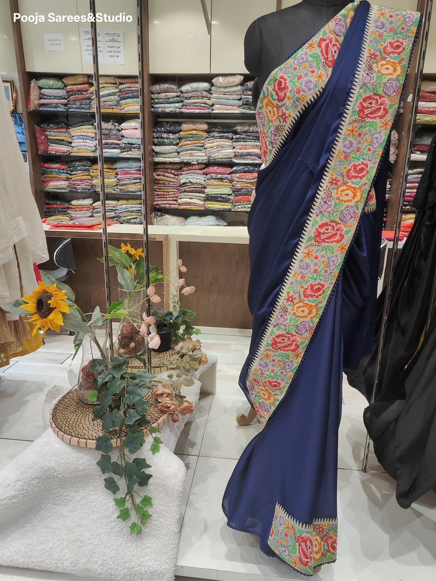 AARSAA Pure Crepe saree