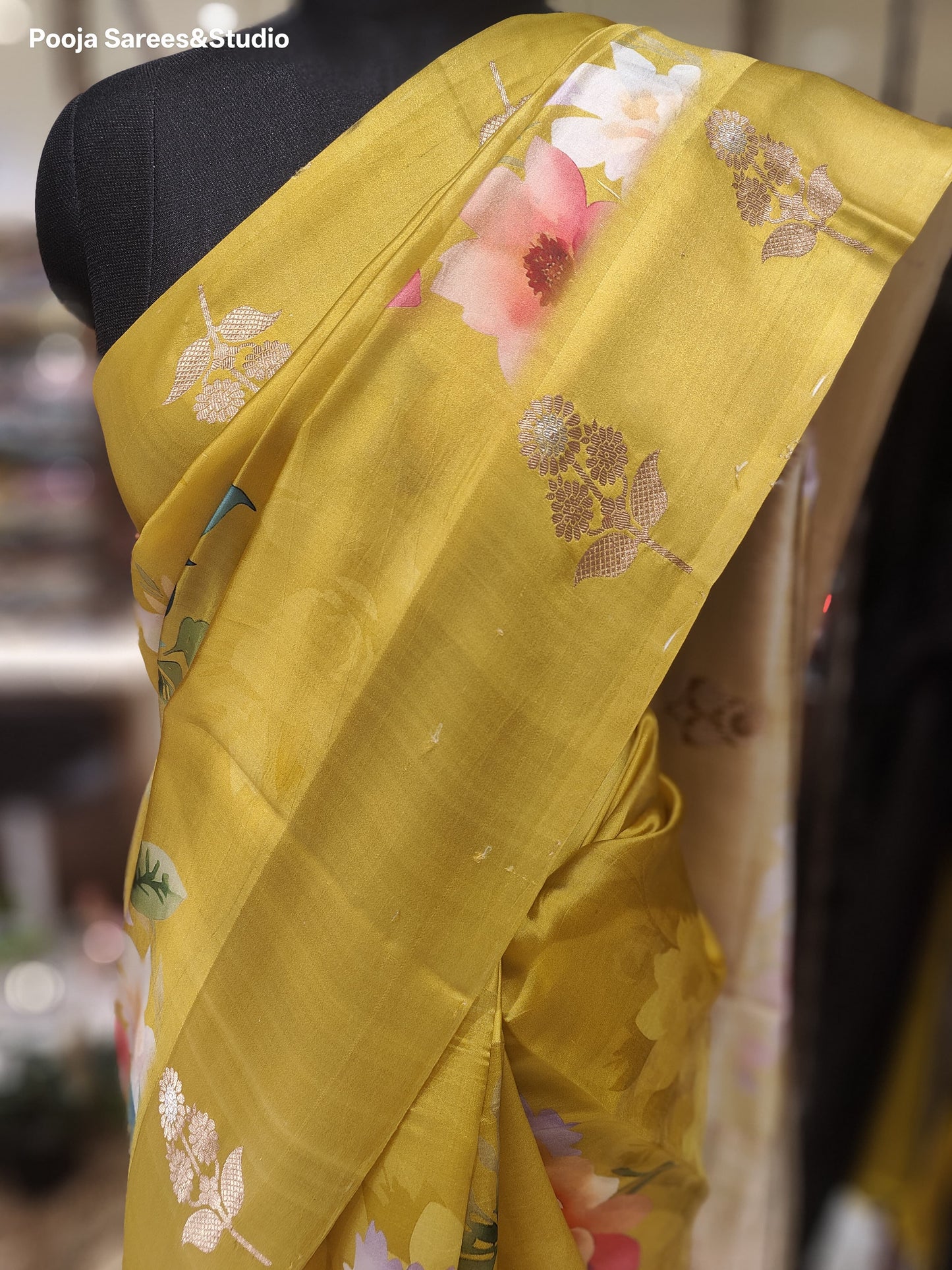 AARSAA pure crepe silk saree