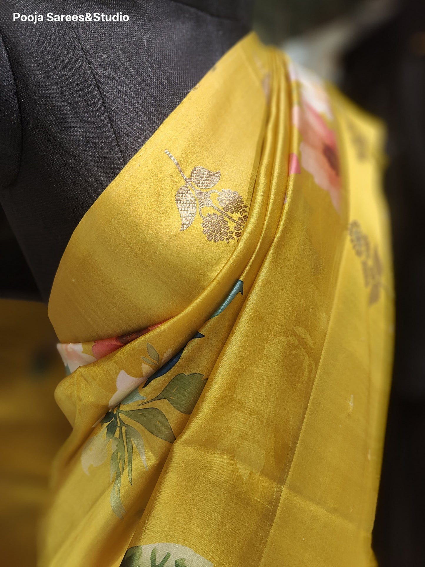 AARSAA pure crepe silk saree