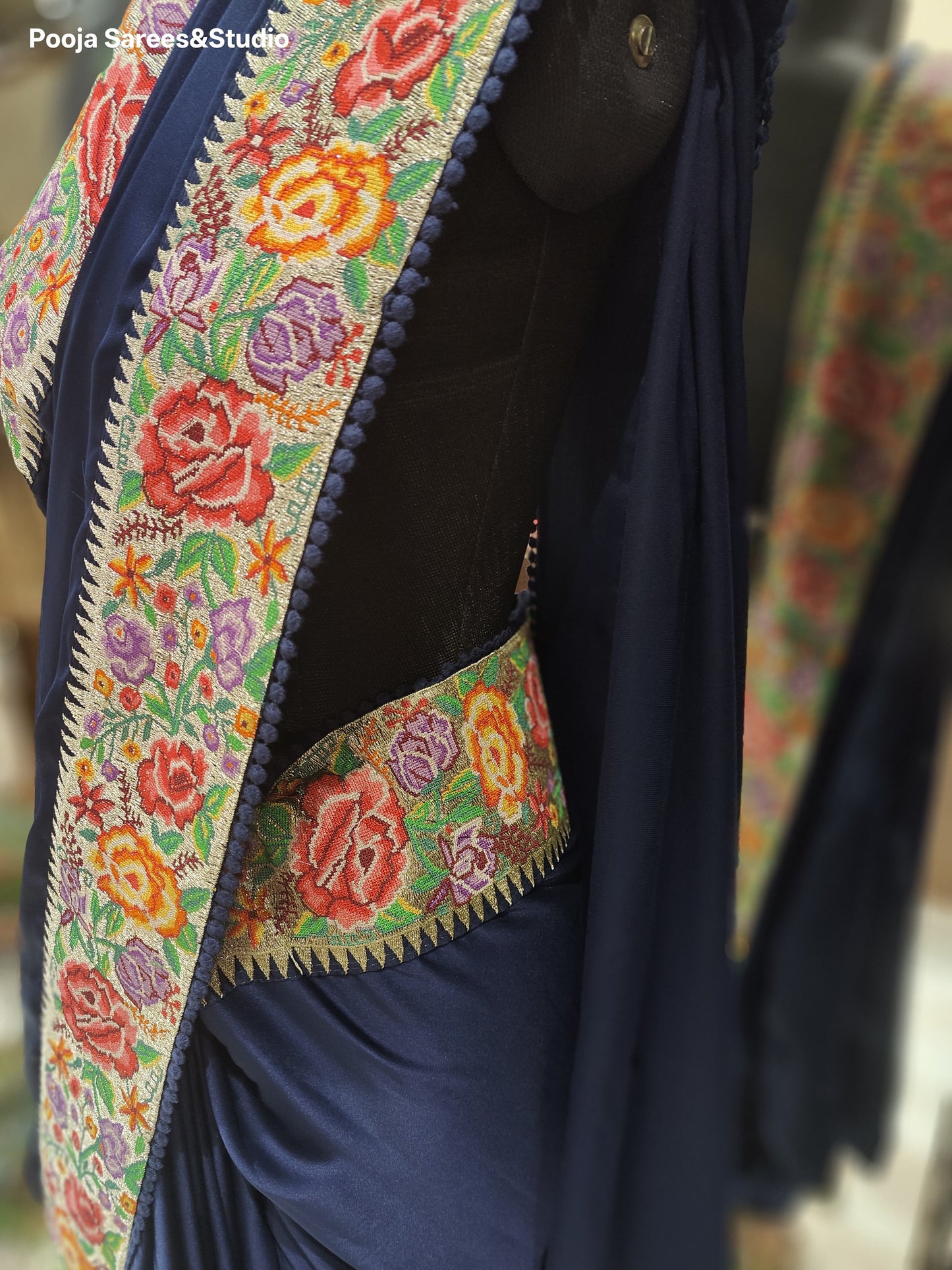AARSAA Pure Crepe saree