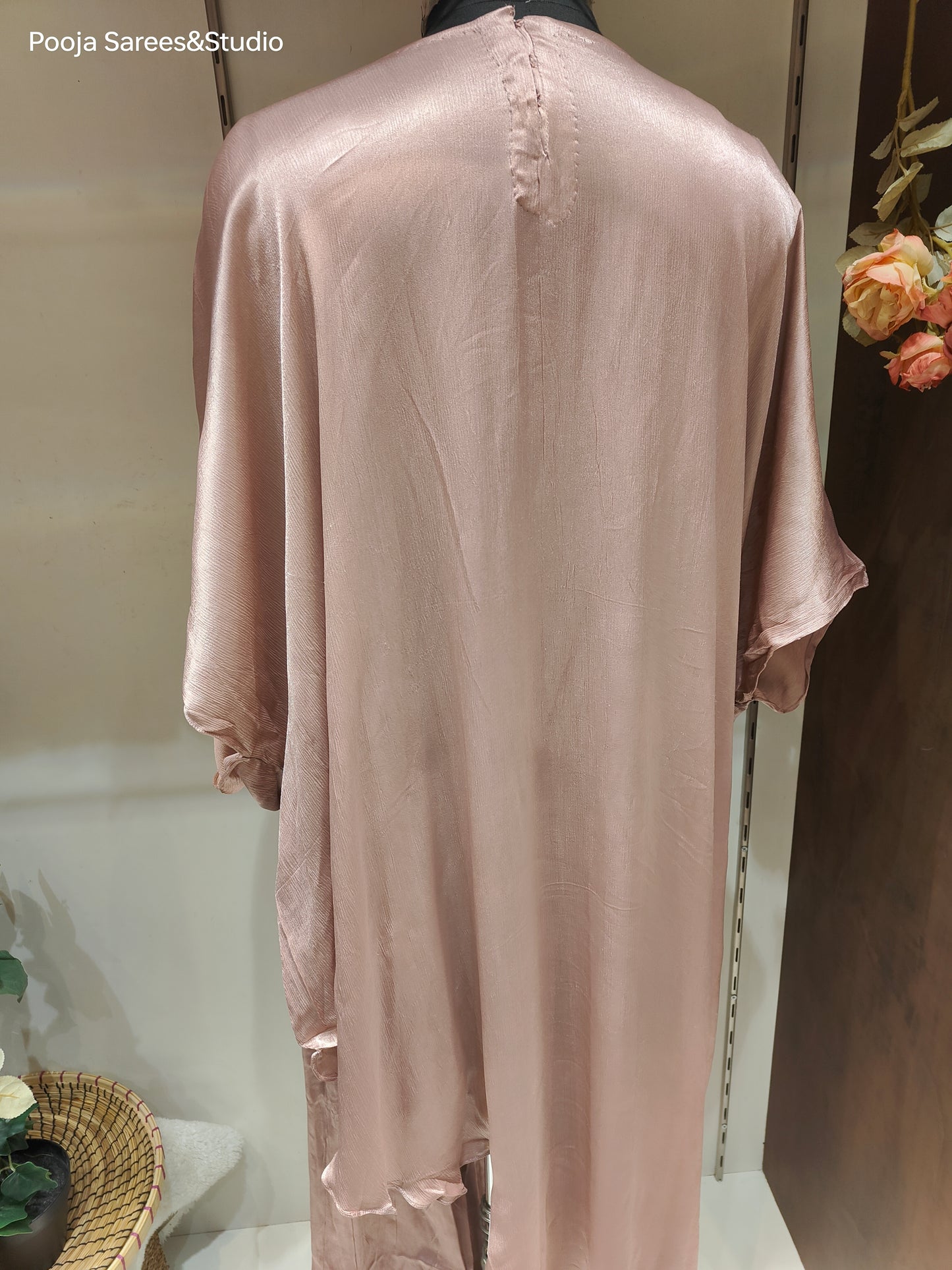 AARSAA Lilac Suede Cowl Designer Dress